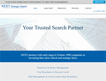 Tablet Screenshot of nextstrategic.com